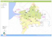 Carte du périmètre LEADER Seine Normande 2023-2027