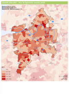 Carte du taux de logements vacants (2018)